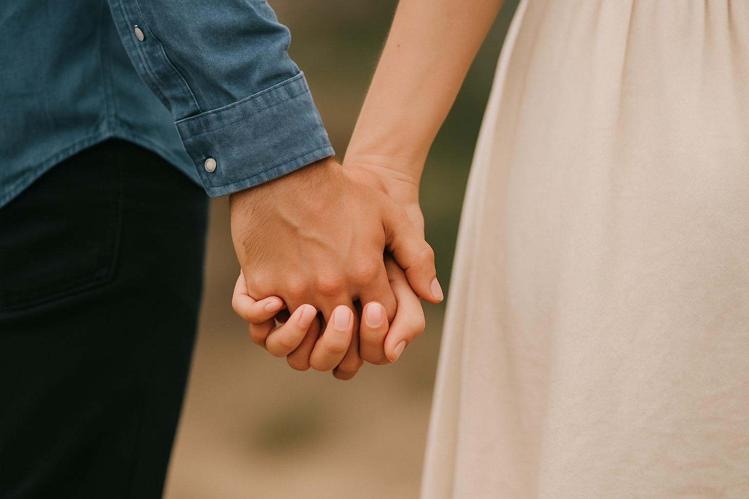 Mãos dadas representando apoio na terapia